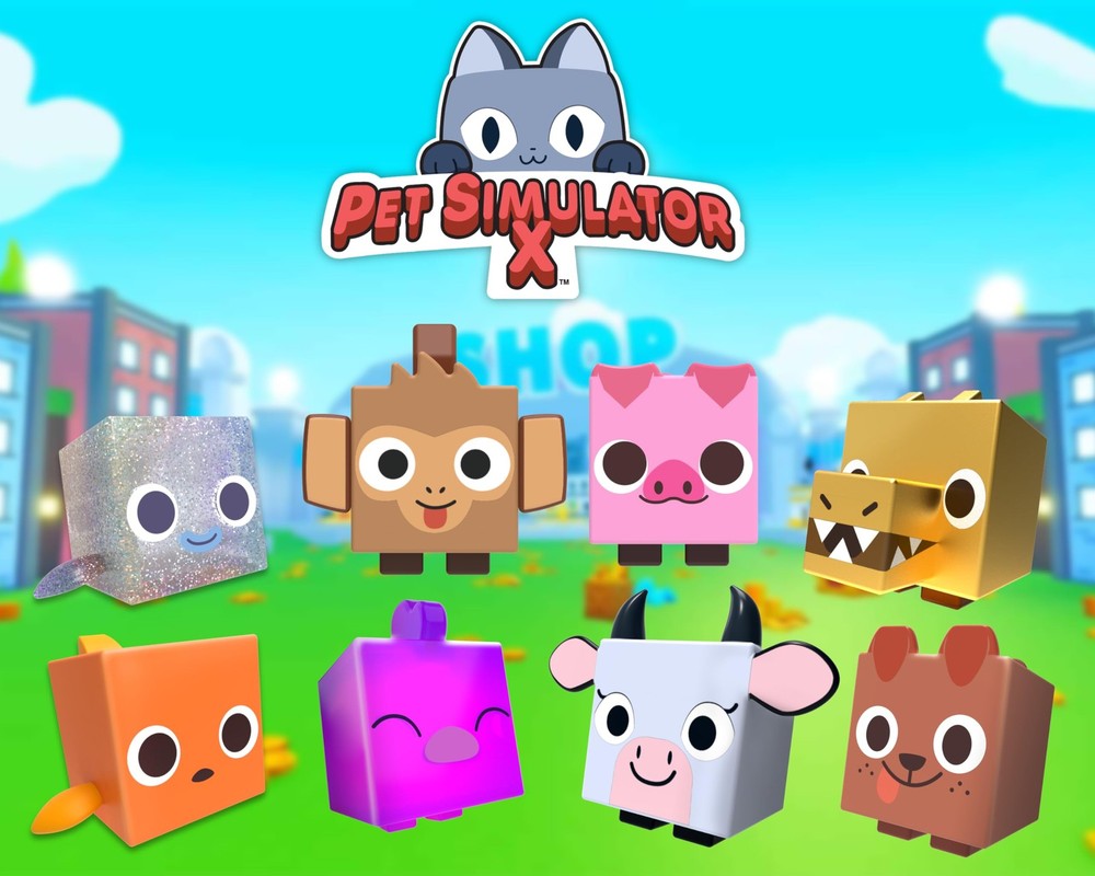 Pet Simulator X Mystery Pets 2PK 2 Piece Set, Multicolor