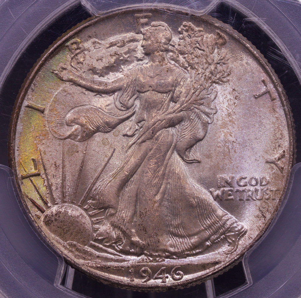 1946 Walking Liberty Half Dollar PCGS MS66