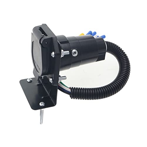 7 Wire to 7 Way RV Trailer Light Custom Plug Wire Harness Electrical Quick