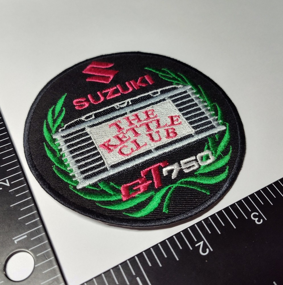 Suzuki GT750 Large Patch NOS Hook Loop Tactical Backpack NOS High Quality Patch