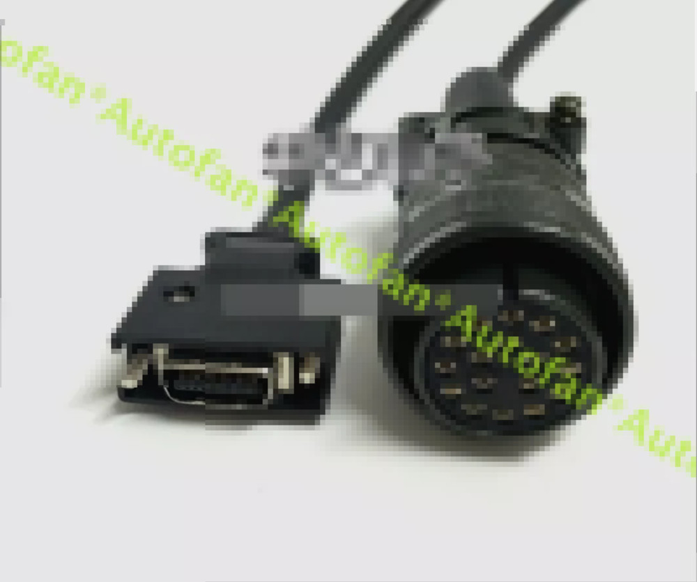 1Pcs Servo motor MR-J2S-100A+ driver HC-SFS102 cable signal line encoder line 8m
