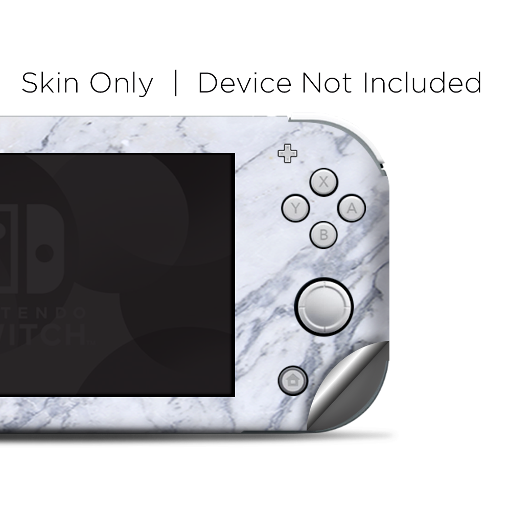Skins Decals wrap for Nintendo Switch Lite - Grey White Standard Marble