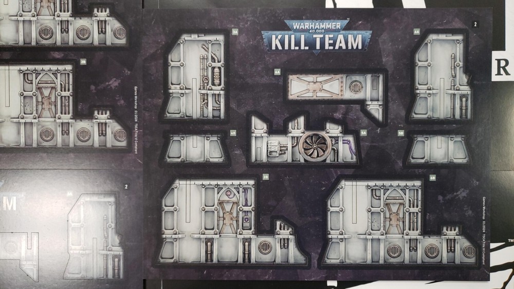 Warhammer 40k Kill Team Bits Core Set MDF Slot Assembly Terrain Set