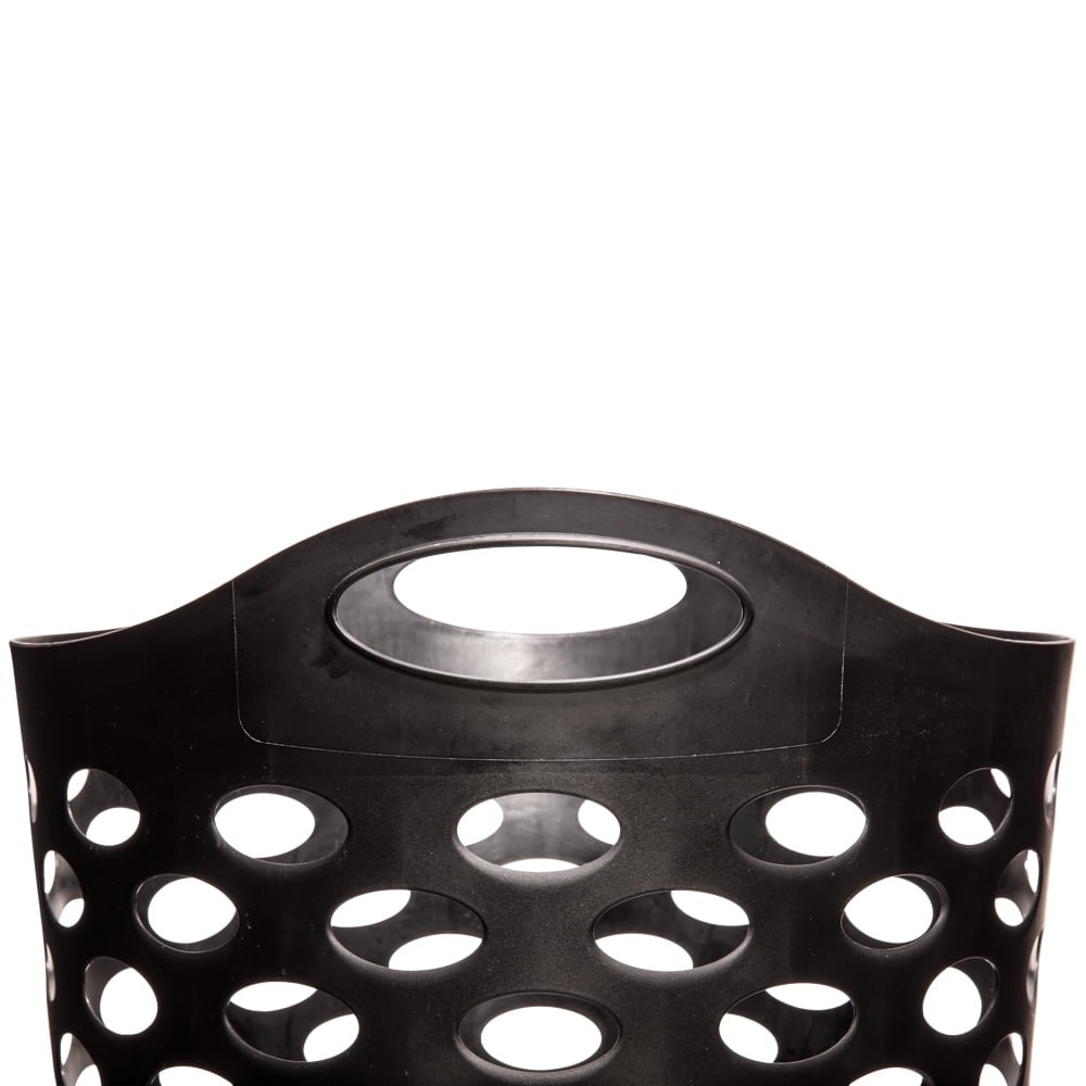 (2 pack) Mainstays Flex Carrying Handles Laundry Hamper, Black