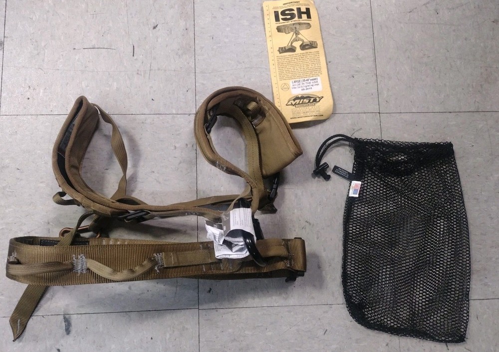 Misty Mountain Operator Belt And Leg Loops Coyote Large
