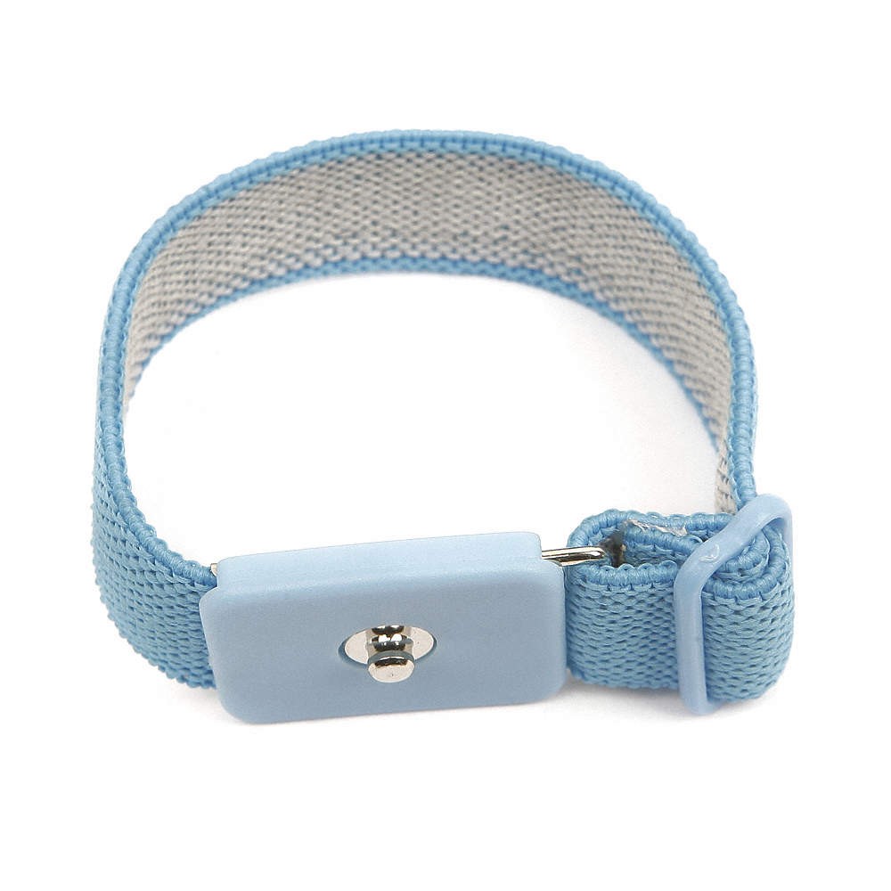 GRAINGER APPROVED 4ECV8 Static Control Wrist Strap,Adjustable 4ECV8