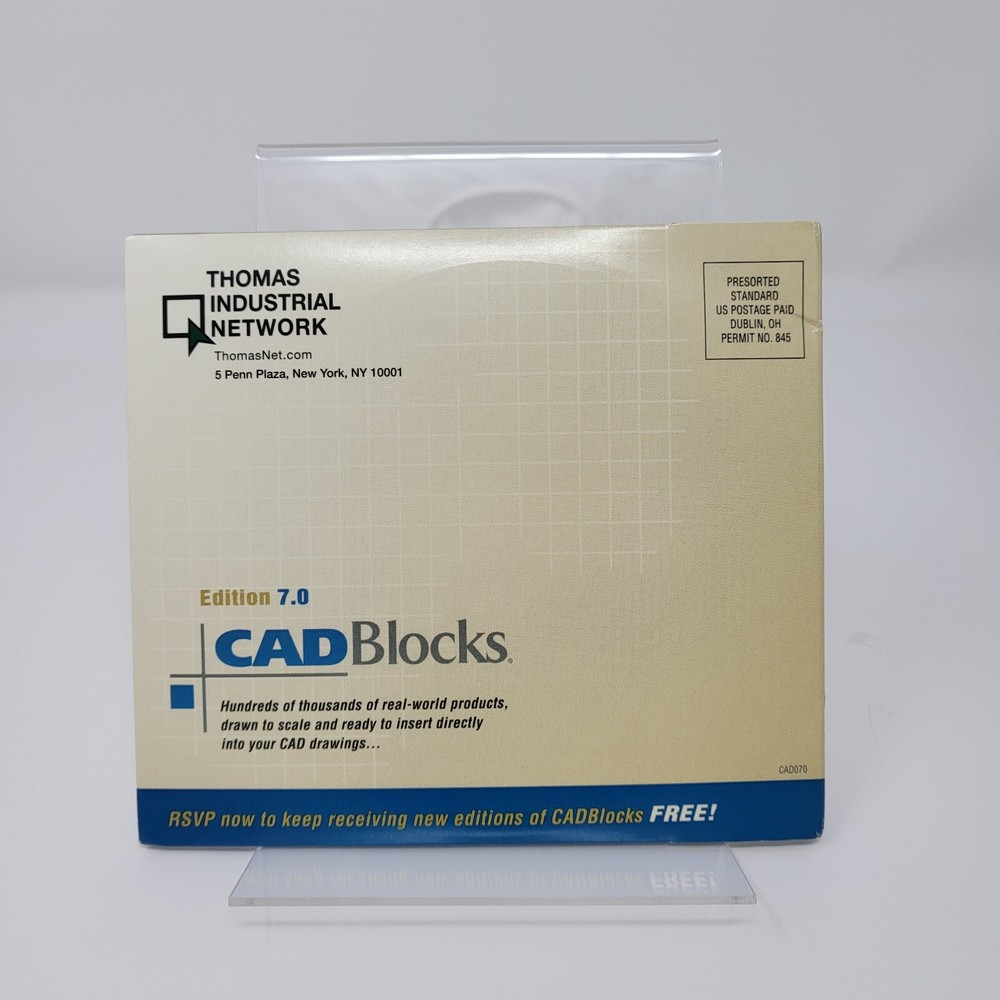 ThomasNet: CadBlocks ~ Edition 7.0 [2 PC CD-ROMS, 2004]
