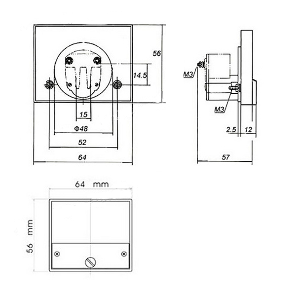 DC 10A Analog Ammeter Panel AMP Current Meter 85C1 0-10A DC Doesn't Need Shunt