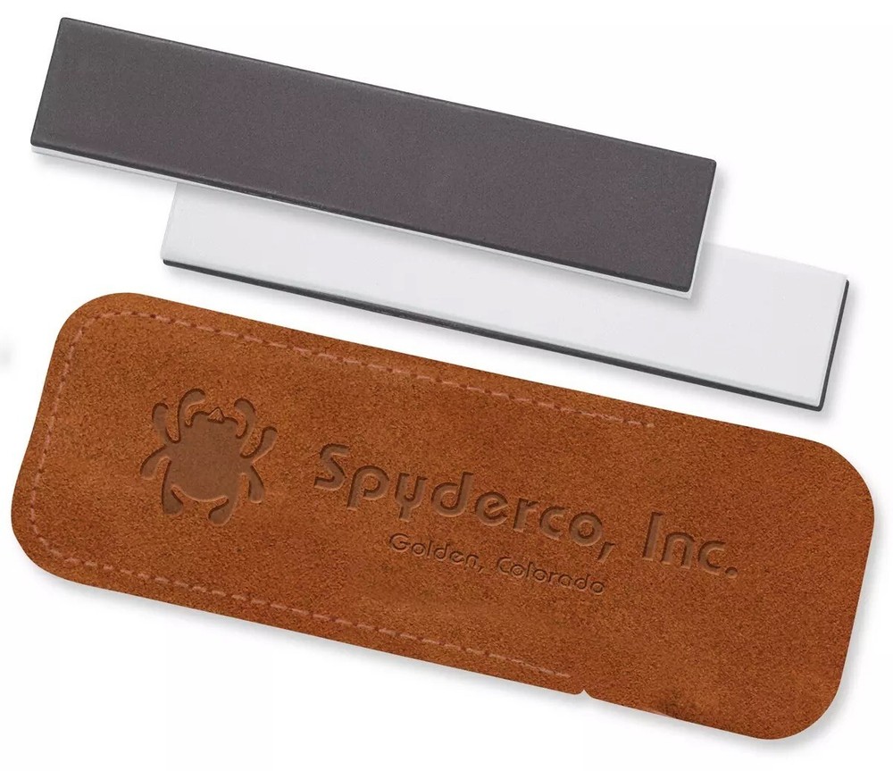 Spyderco Double Stuff Medium & Fine Grit 2-Sided Ceramic Sharpening Stone 303MF