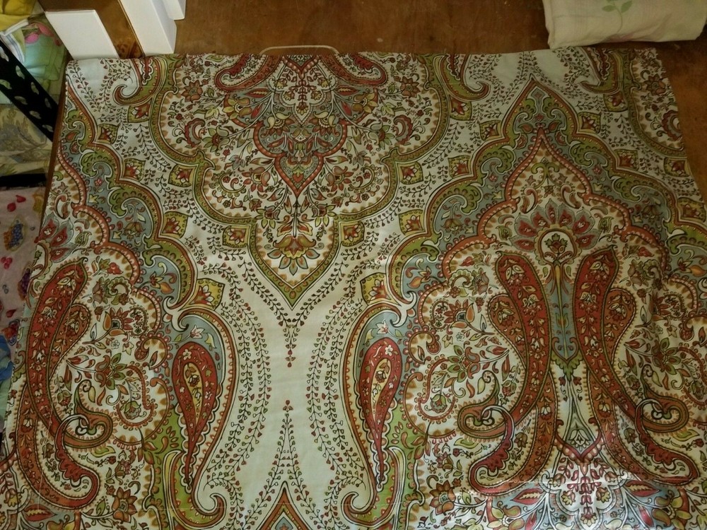 Echo "Rusty Orange Paisley" Standard Sham