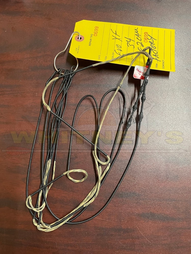 PSE EVO XF 34 Strings - EZ Cam - Complete Set - Black/Tan