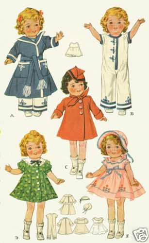 18" Pattern for Shirley Temple Doll   #355
