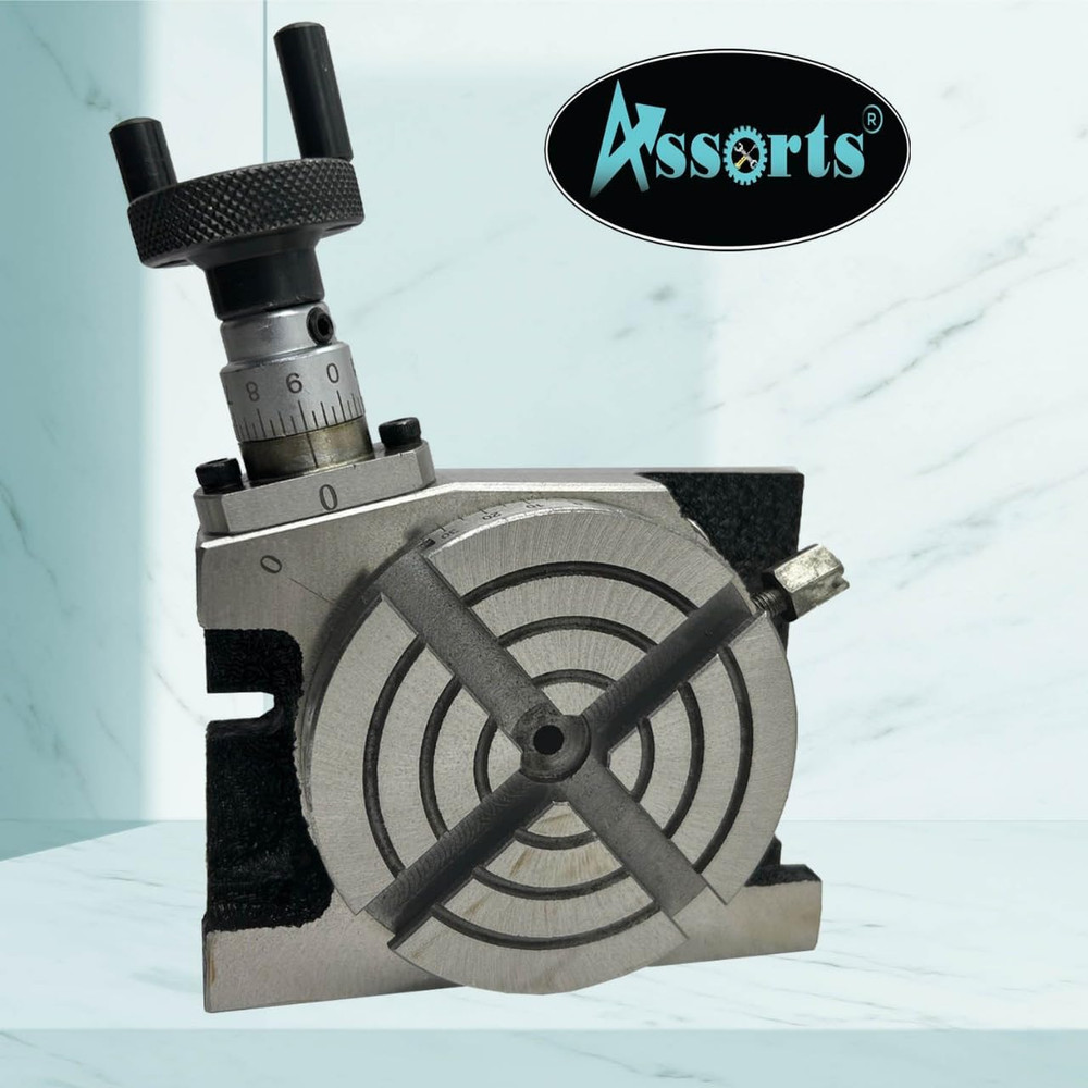 Precision 3" (75Mm) Mini Rotary Table | Horizontal & Vertical Milling Tool with