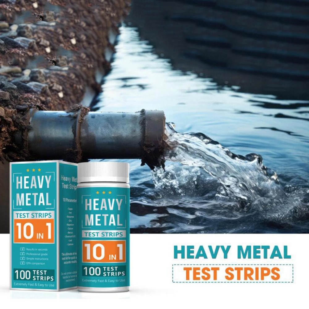10-in-1 Drinking Water Test With 100 Strips Multi-parameter Pool Test Strips