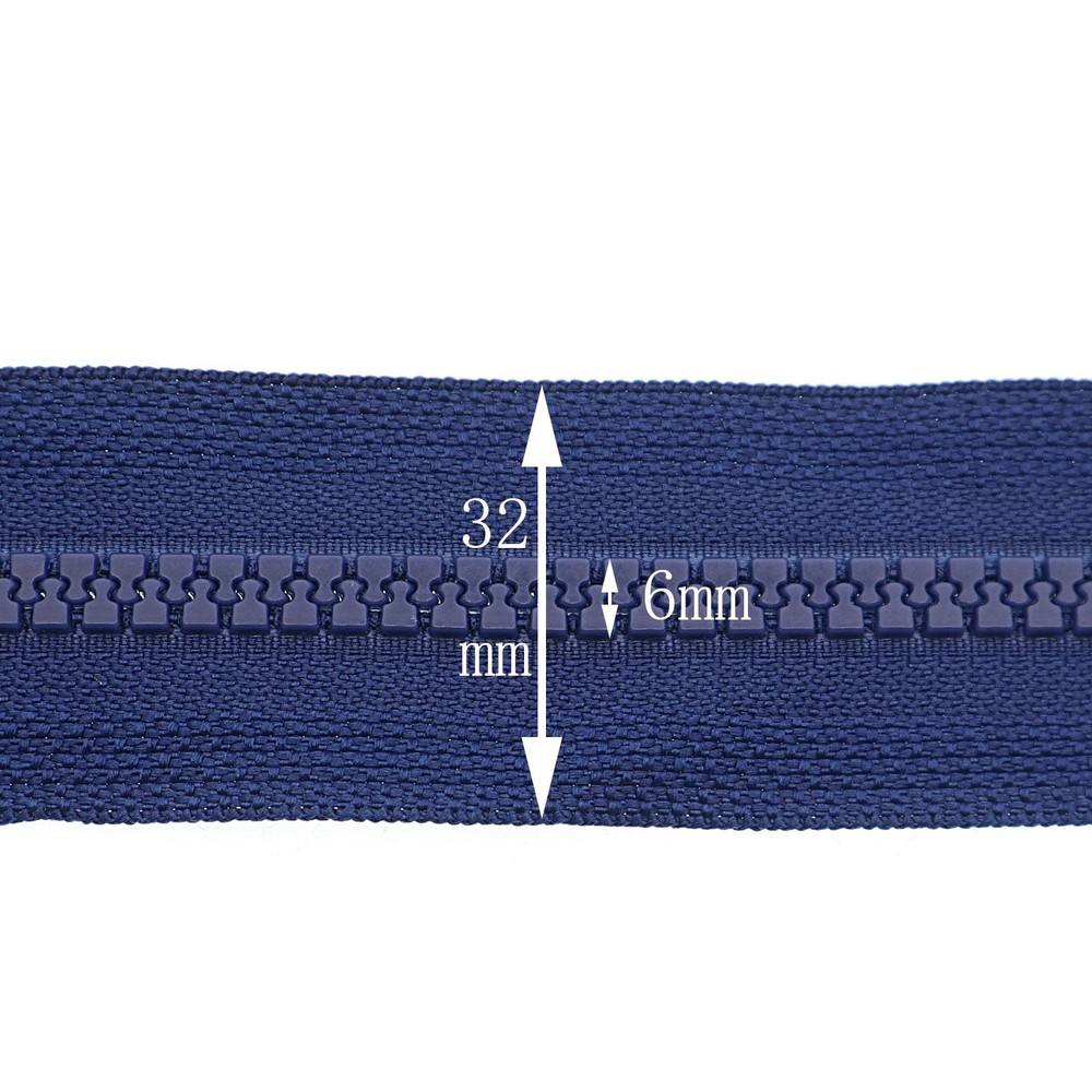 2 Pcs 5 24 Inch Separating Jacket Zippers Plastic Bulk Coats Sewing Navy