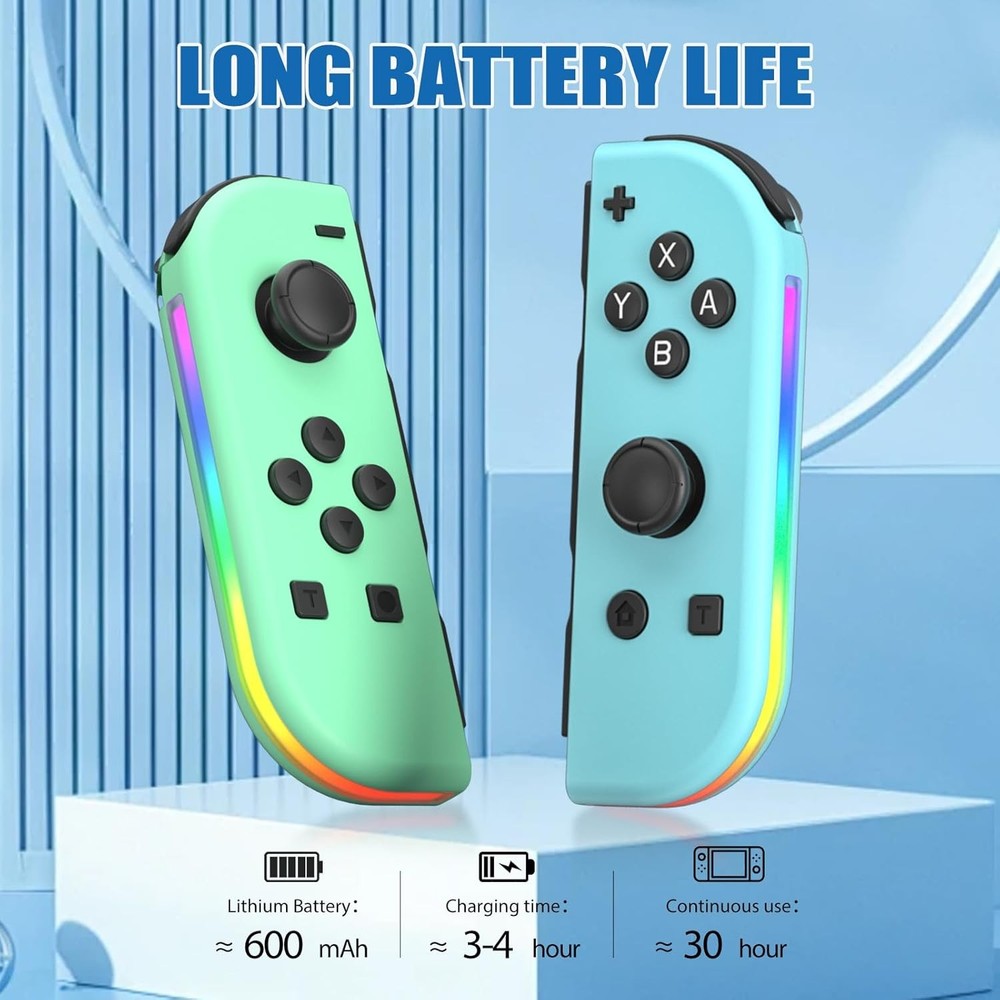For Nintendo Switch Joy Con Controller Left + Right Wireless Pair Gamepad Joypad