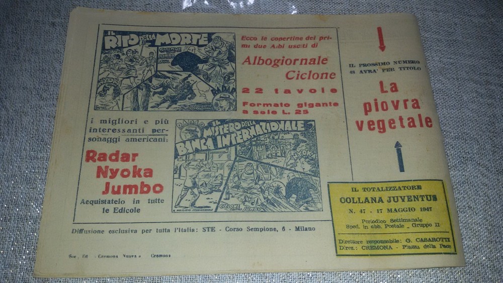 1947 Gim Toro Comic No. 47 ORIGINAL £. 10