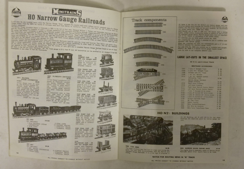 Vintage AHM Does It Again 1972 Catalog CA 18B