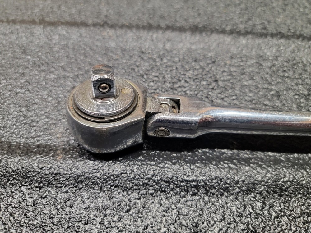 Stanley Workmaster Curved Handle Flex Head 3/8 inch Drive Ratchet 86-201