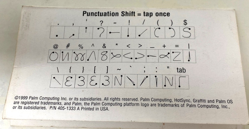 Palm Computing Genuine Leather Case w/ Quick Reference Card