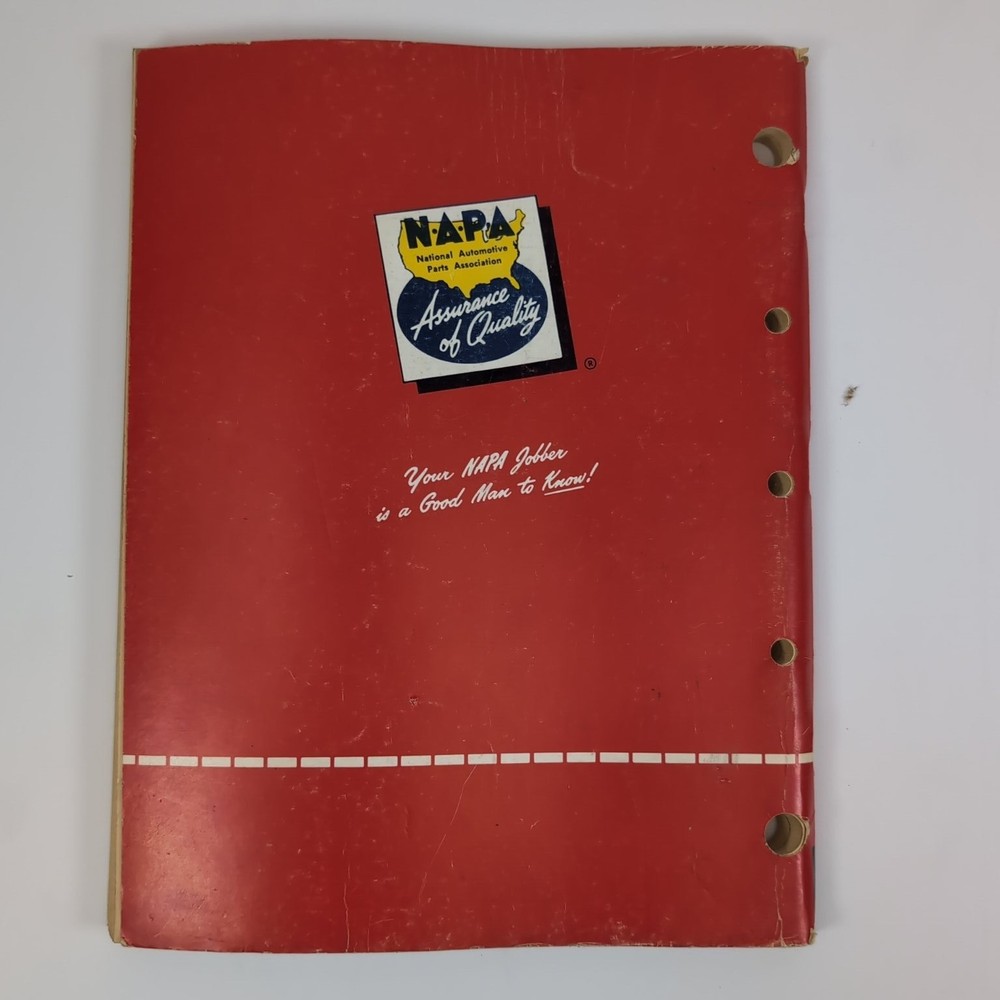 NAPA Quick Reference Parts Catalog July 1963