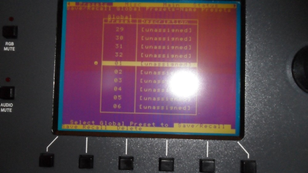 extron video and audio matrix 6400