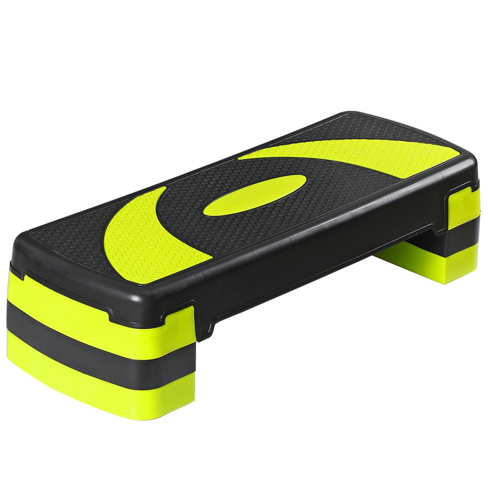 31" Adjustable Exercise Workout Aerobic Stepper Step Platform Trainer 3-Level