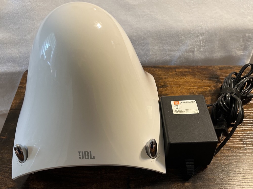JBL Creature Subwoofer And Power Supply, White, Tested, 2 Available