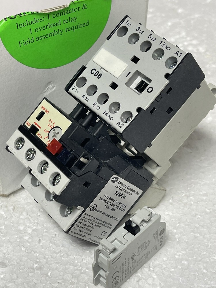 Advance Controls THERMAL OVERLOAD RELAY 133385 120 VAC 1.8-2.5 AMP