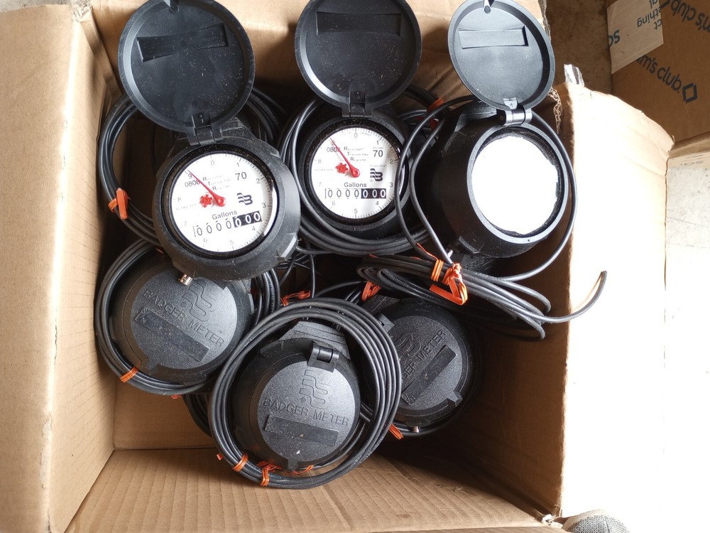 (6) Badger Water Meter Absolute Digital Encoders Model 70 62584-004