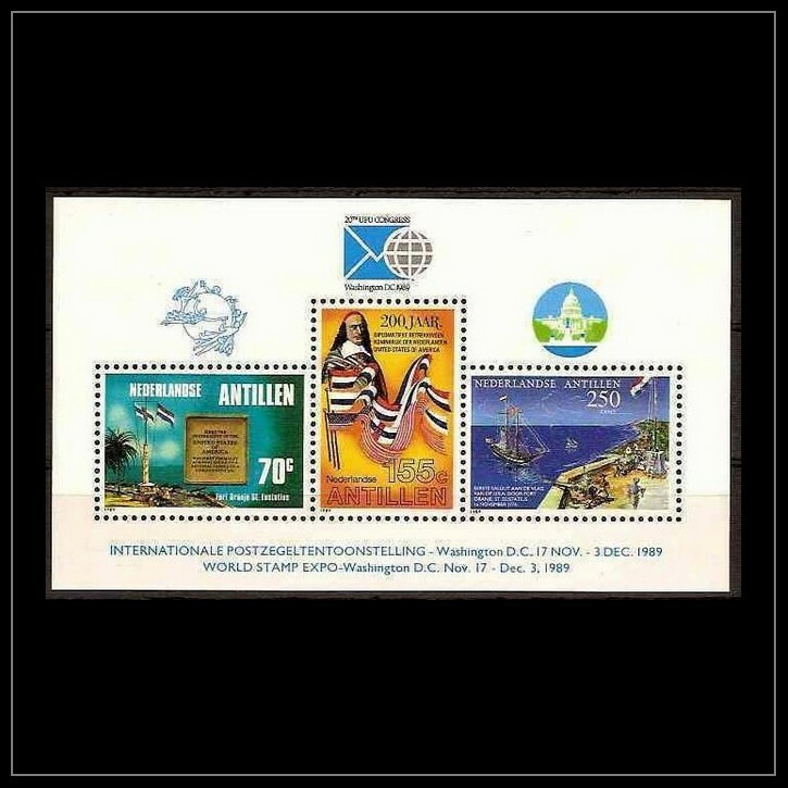 Netherlands - Dutch Antilles Issue 1989 (SS 932) History