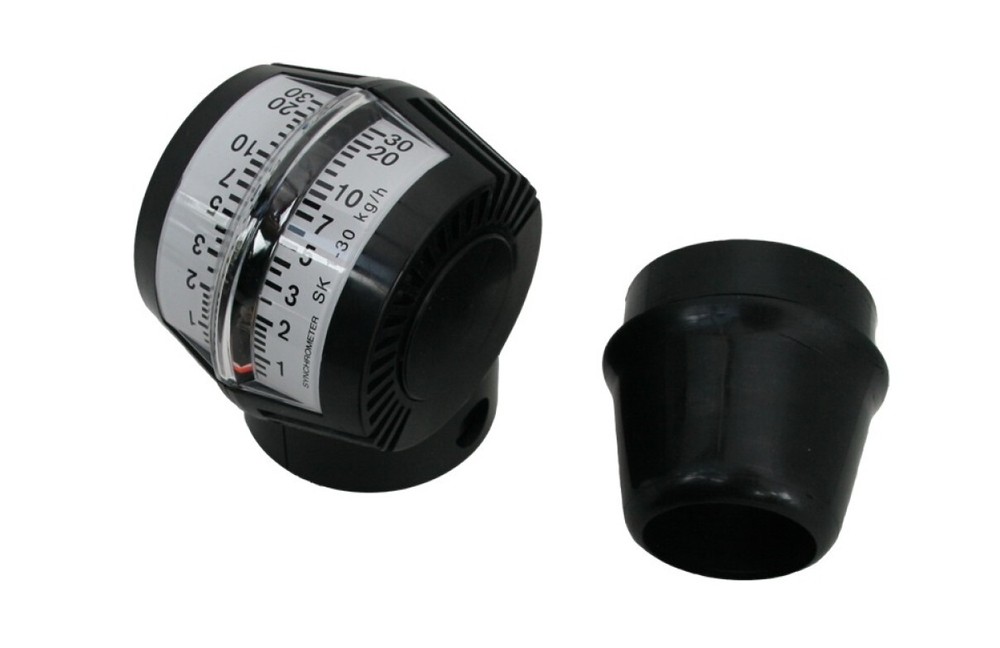 UNIVERSAL THROAT-STYLE DUAL CARBURETOR SYNCHRONIZER SYNC TOOL W/ ADAPTER
