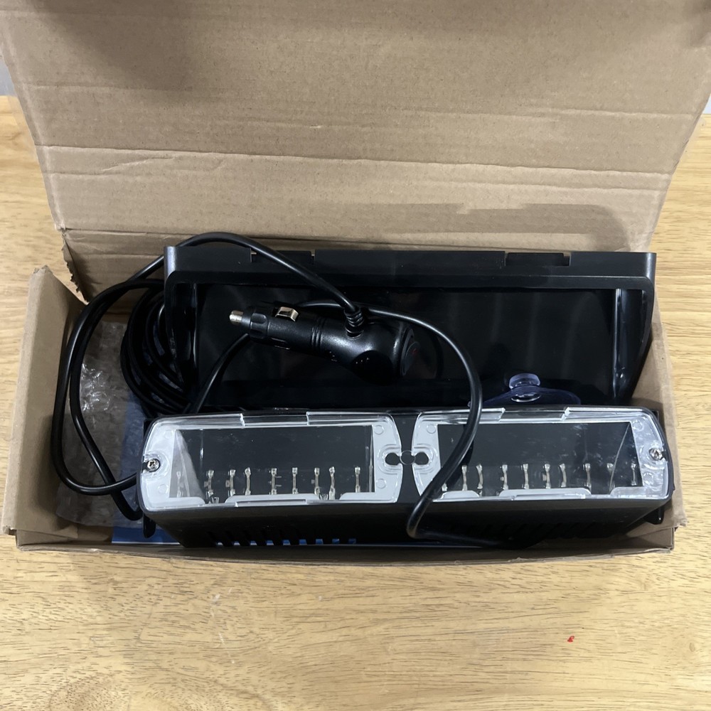 Nilight LED Strobe Light Windshield Hazard Warning Safety Flash Lights w/ Wiring