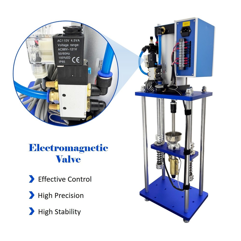 Pneumatic Injection Molding Machine 110V Lab Prototyping Machine ABS/PP/PE/PA
