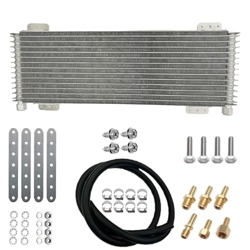 Low Pressure Drop Transmission Oil Cooler 40k Transmission Oil Cool Silver