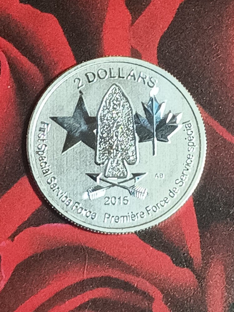 🇺🇲2015 1/2 OZ $2 .9999 FINE SILVER FIRST SPECIAL SERVICE U.S.A. CANADA🇨🇦