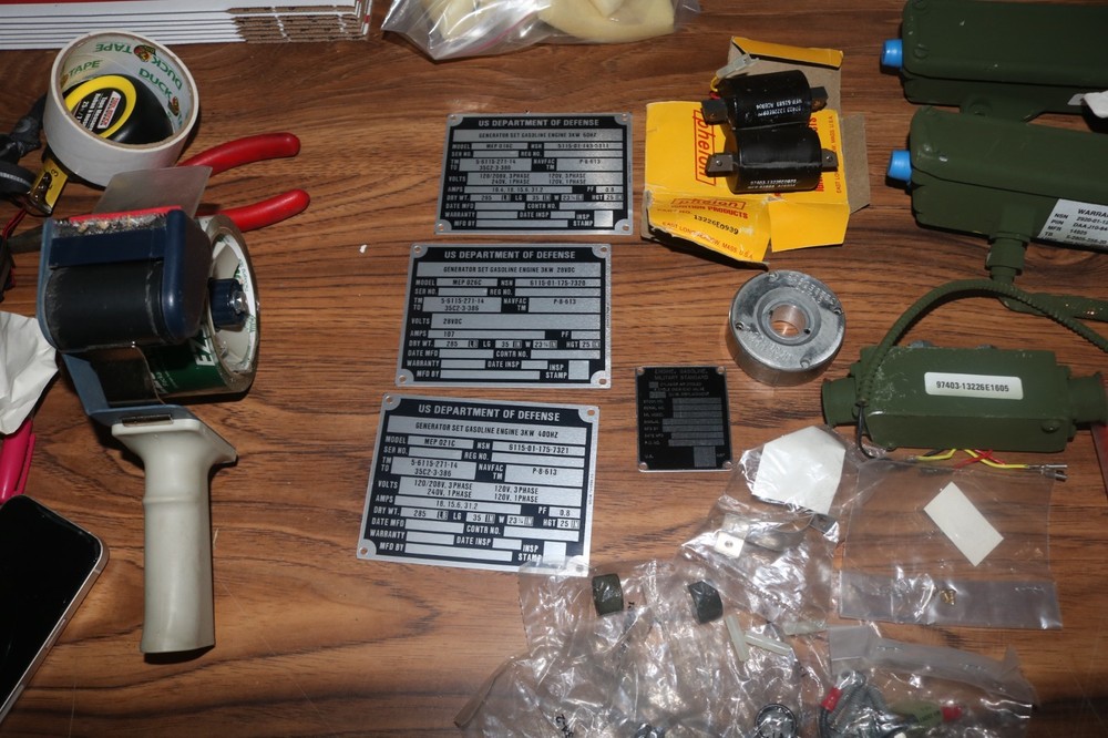 NOS USGI 3KW MEP generator 4A032 6 HP mil std engine breakerless ignition kit