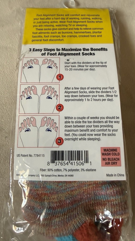 The Original Foot Alignment Socks Size Medium New In Package