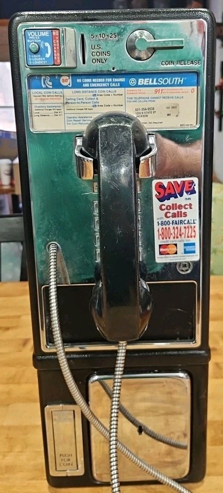 Vintage REAL payphone. CASE ONLY!