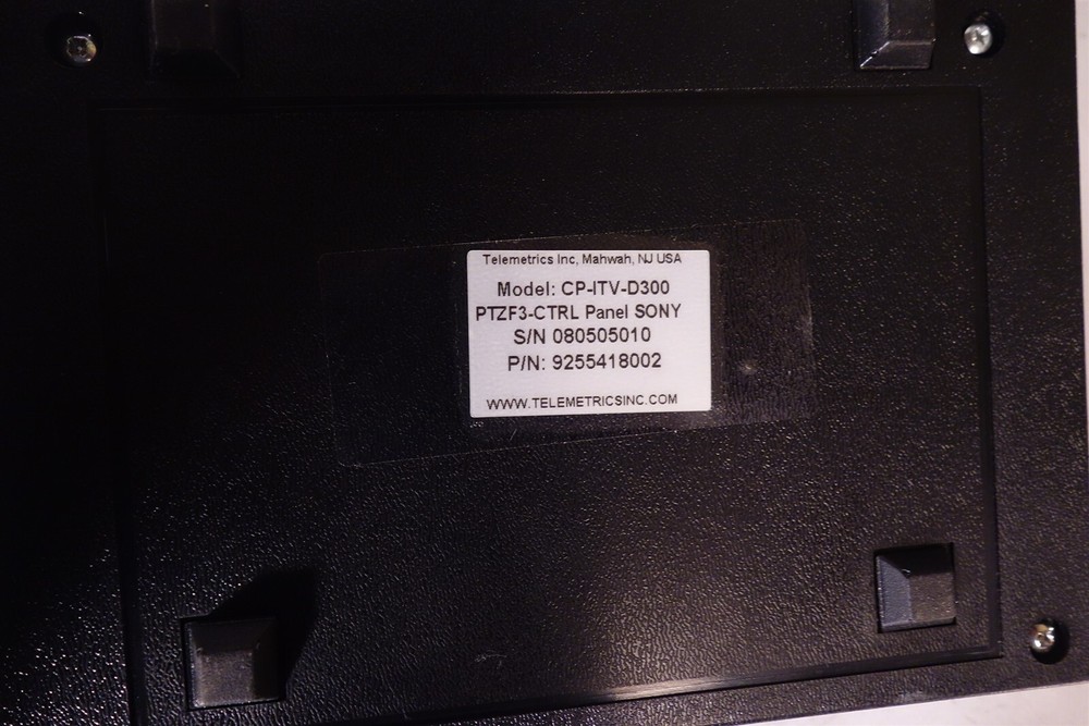 Telemetrics CP-ITV-D300 Camera Control Panel Tested, Working + Power Adapter