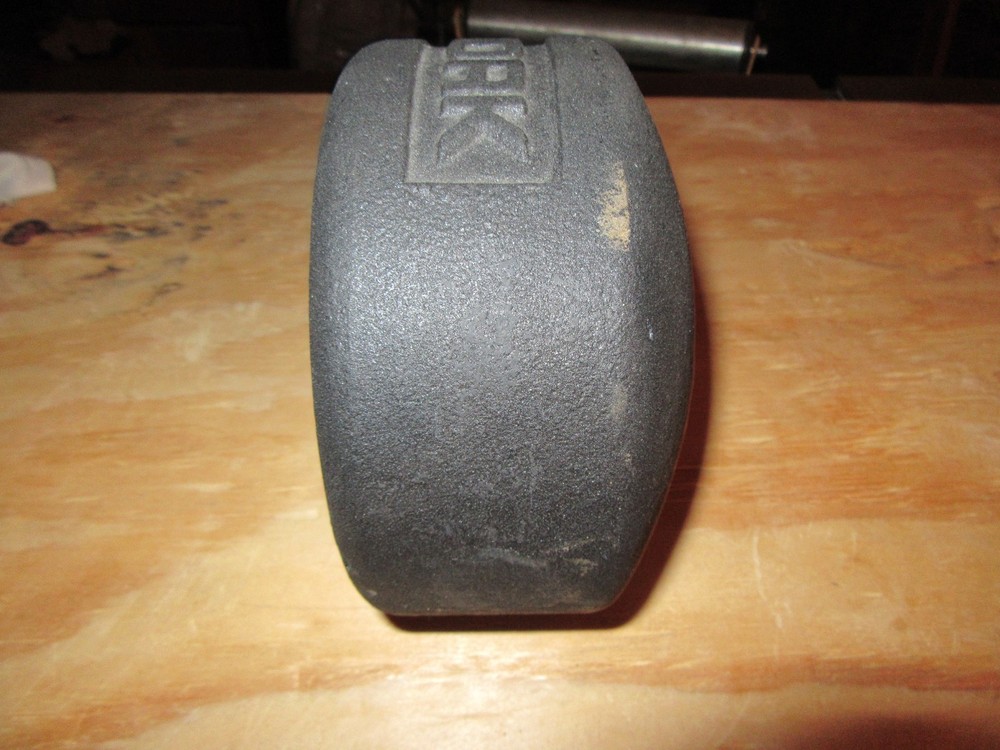YORK Legacy Half 45 Pound Blob Grip YORK Side 1st Generation