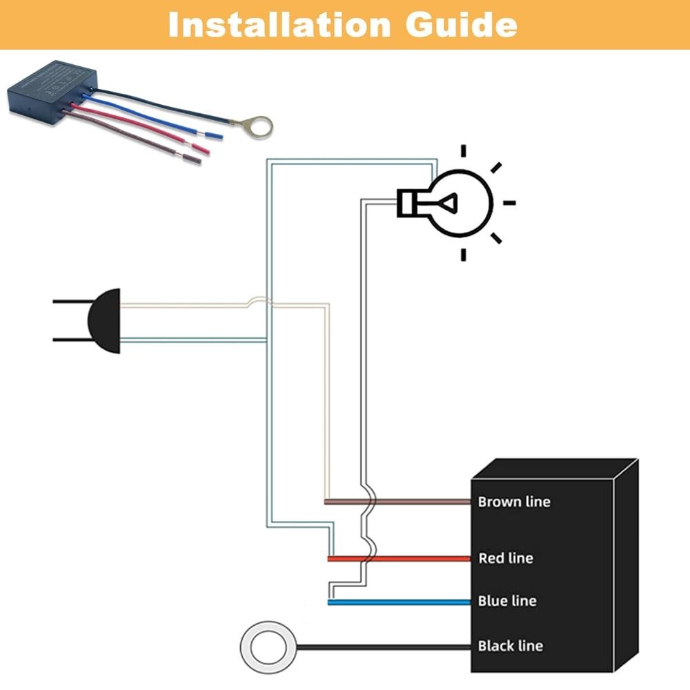 2PCS Touch Sensor Dimmer Switch Module for LED Bulb Lamp Repair Control