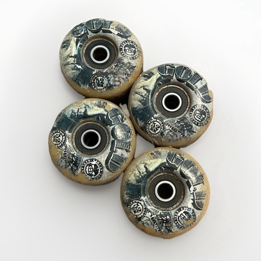 Gold Skateboard Wheels Keelan 52mm