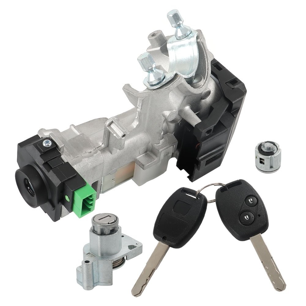 Ignition Door Lock Cylinder Switch Assembly Set 2 Remote Keys For 2007-2011 CRV