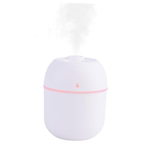 Portable Mini Humidifier Small Cool Mist Humidifier Personal Desktop USB white