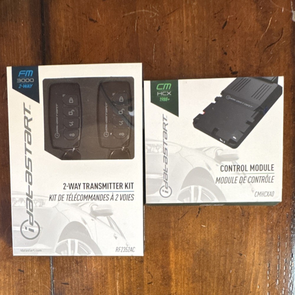 iDatastart remote start CMHCXAO Control Module & RF2352AC 2-Way Transmitter Kit