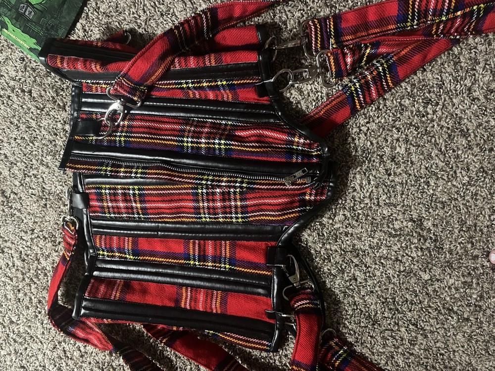 XL Red And black Gothic Corset