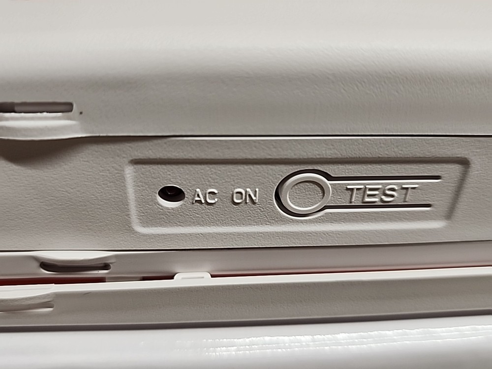 2PK Amazon Basics LED Emergency Exit Sign, Double Face Exit with Battery Backup