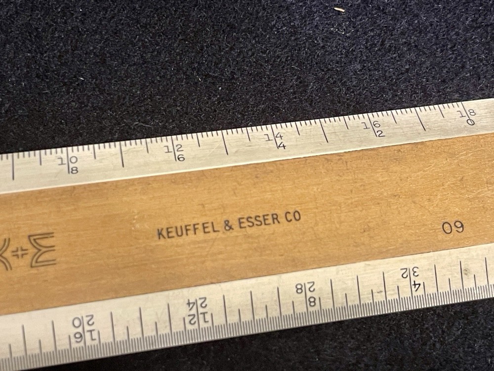 Weems & Plath ultralight geometry drafting compass #176 straightedge Denmark