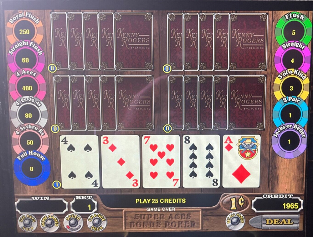 IGT Kenny Rogers Multi-Hand Poker Software